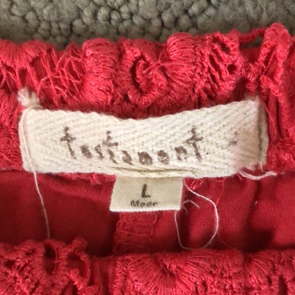 Lace elastic waist shorts. - Picture 4 of 5